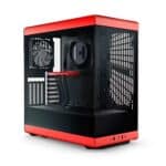 Gabinete Gamer Hyte Y40, Mid Tower, ATX, Vidro Temperado, 2x Fans, Preto e Vermelho - CS-HYTE-Y40-BR