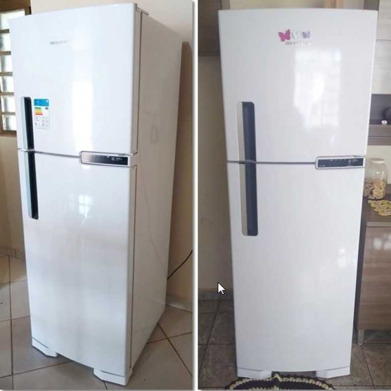 Geladeira Brastemp Frost Free Duplex BRM44HB com Compartimento Extrafrio Fresh Zone Branca - 375L