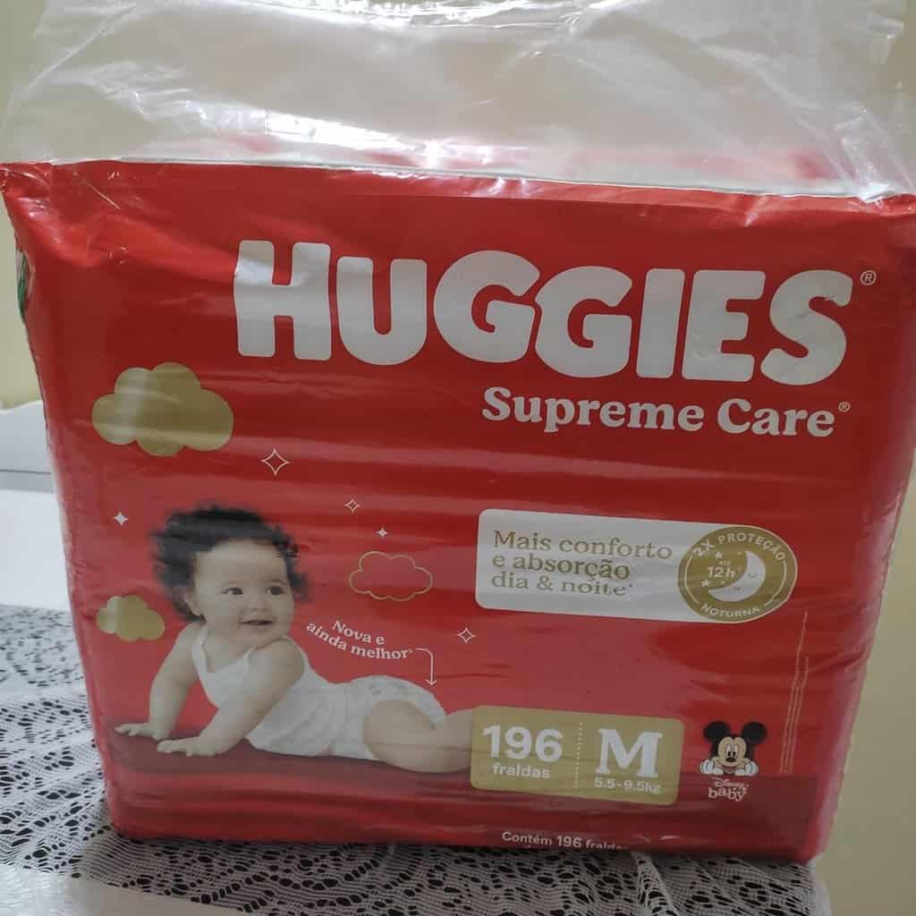 Huggies Fralda Supreme Care M 196 Un