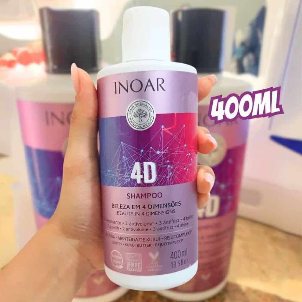 Inoar 4D Shampoo Nutritivo 400Ml, Inoar