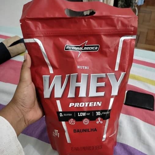 Integralmédica - Hipercalórico Nutri Whey Protein Pouch - 900g - Baunilha