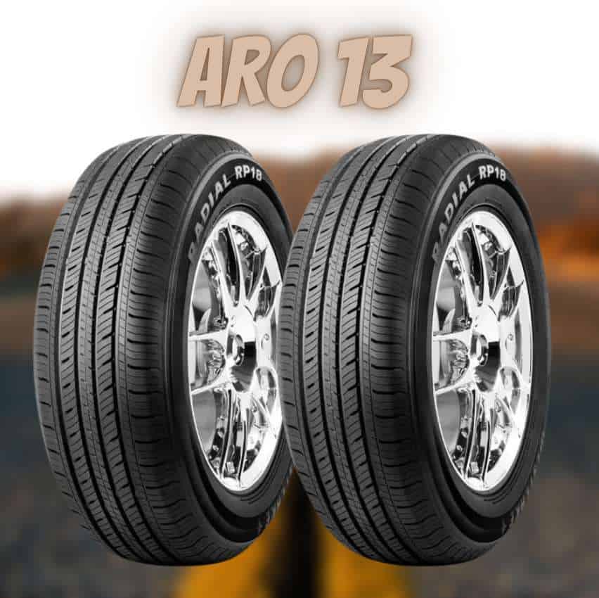 Kit 2 Pneus Aro 13” Westlake 175/75R13PR 85T - RP18