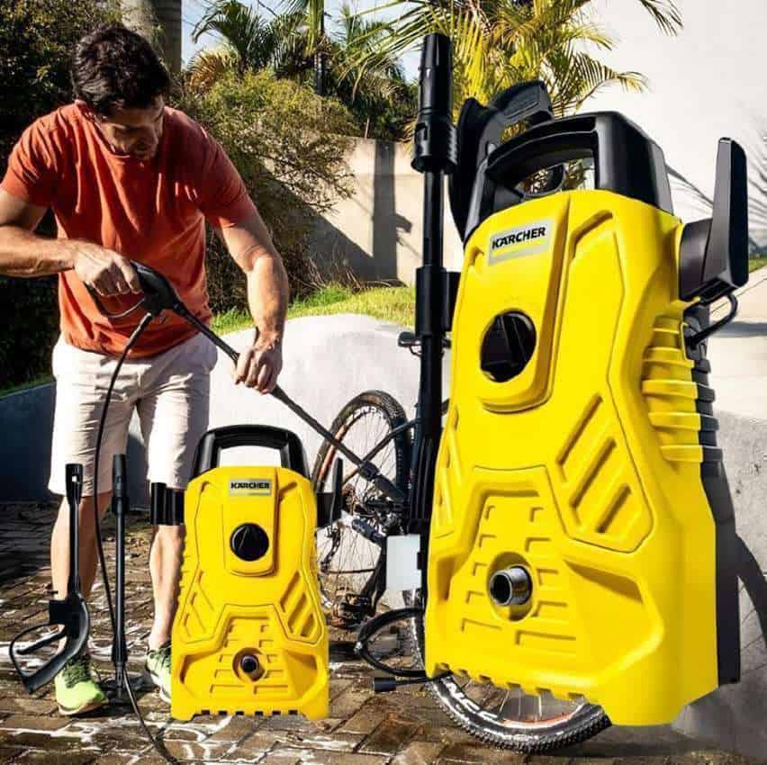 Lavadora De Alta Pressão Kärcher Compacta 1500psi 1400w Cor Amarelo 110V