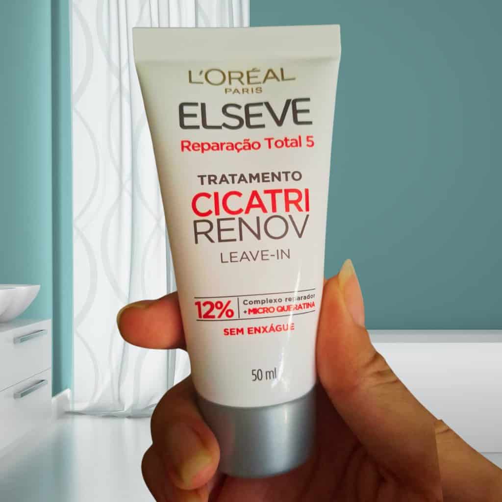 Leave-in de Tratamento L'Oréal Paris Elseve Cicatri Renov, 50ml