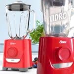 Liquidificador Oster, 110v, 1000W, Vermelho - OLIQ501