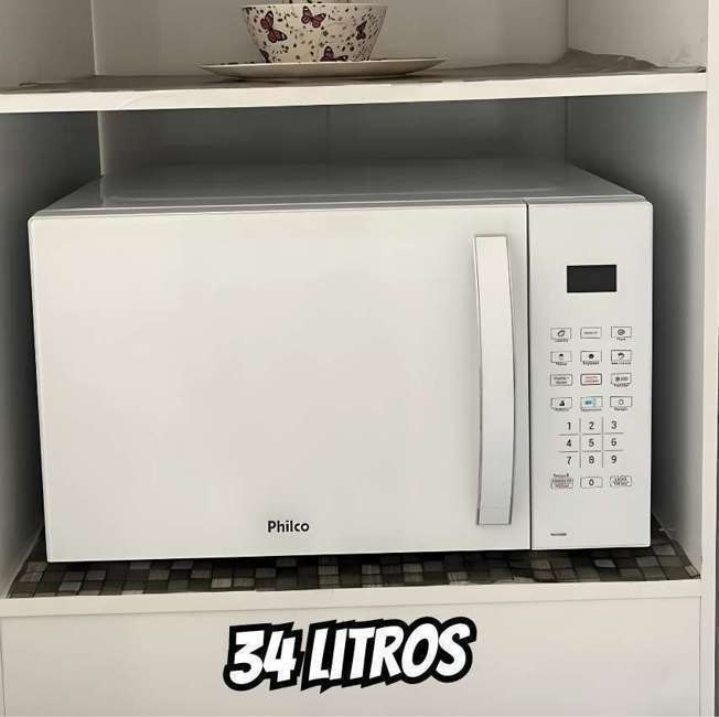 Micro-ondas Philco Pmo34bb Limpa Fácil & Tira Odor 34l 1400w 220V