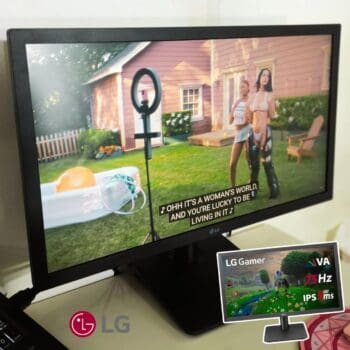 MONITOR LG GAMER 21.5' 22MP410-B.AWZM FULL HD 75HZ AMD FREESYNC