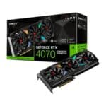Placa de Vídeo RTX 4070 SUPER Gaming Verto OC Triple Fan PNY NVIDIA GeForce, 12GB GDDR6X, DLSS 3, Ray Tracing – VCG4070S12TFXXPB1-O