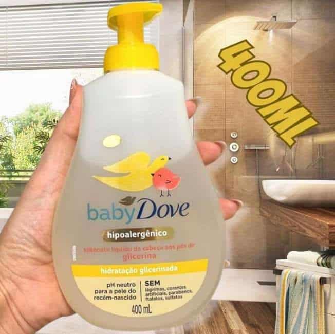 Shampoo Hidratação Glicerinada Dove Baby Frasco 400Ml, Baby Dove