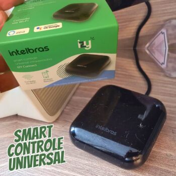 Smart Controle Universal Infravermelho IZY Connect Preto Intelbras