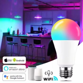 Smart Lâmpada Inteligente Wi-Fi LED 9W - Compatível com Alexa - Dubai