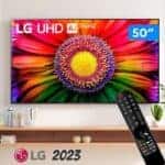 Smart TV 50″ 4K LG UHD ThinQ AI 50UR8750PSA HDR Bluetooth Alexa Google Assistente Airplay2 3 HDMI