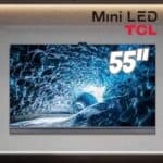Smart TV 55”4K Mini LED TCL 55C825 VA 120Hz – Wi-Fi Bluetooth Google Assistente 4 HDMI 2 USB