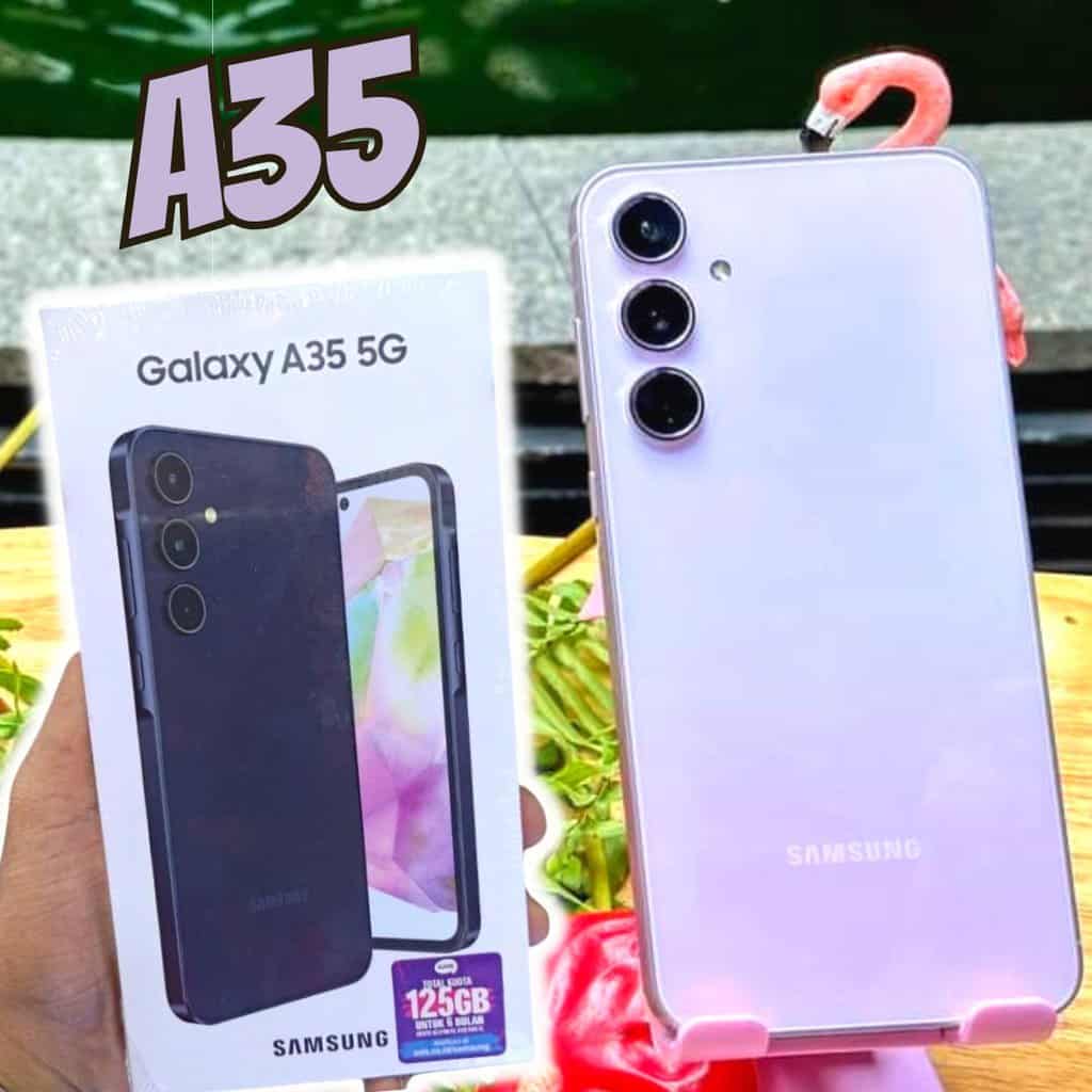 Smartphone Samsung Galaxy A35 128GB 5G 6GB RAM 6,6" Câm. Tripla + Selfie 13MP Dual Chip