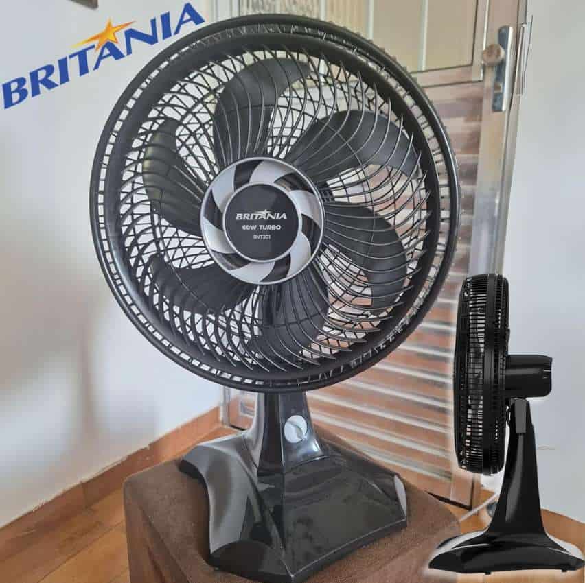 Ventilador BVT301 Tecnologia Maxx Force 3 velocidades 60W Britânia 110V