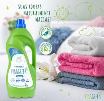 Vinagreen Amaciante de Roupas Algodão - 2L