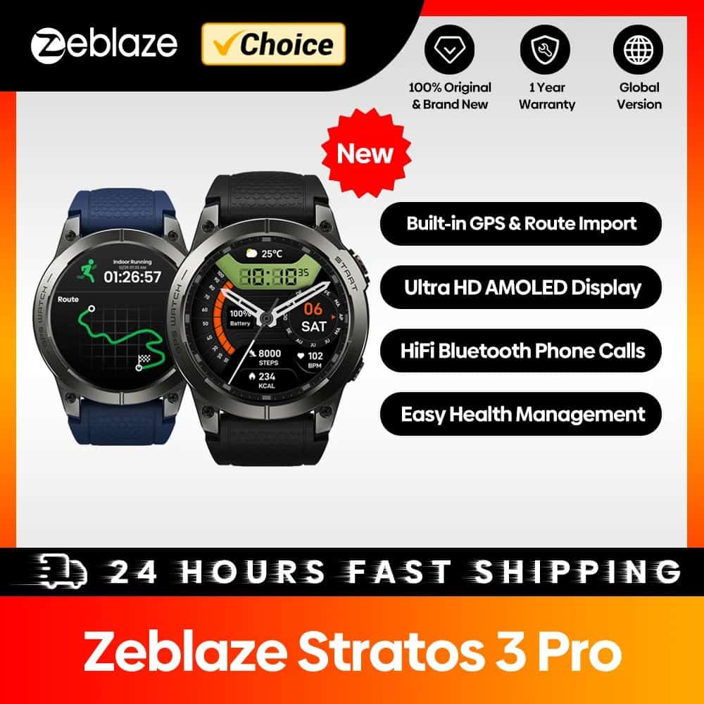 Zeblaze Stratos 3 Pro GPS Cupom