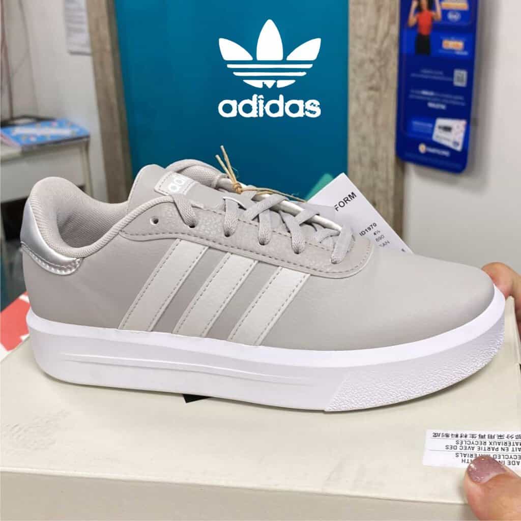 Adidas Court Plataforma Feminino Adultos