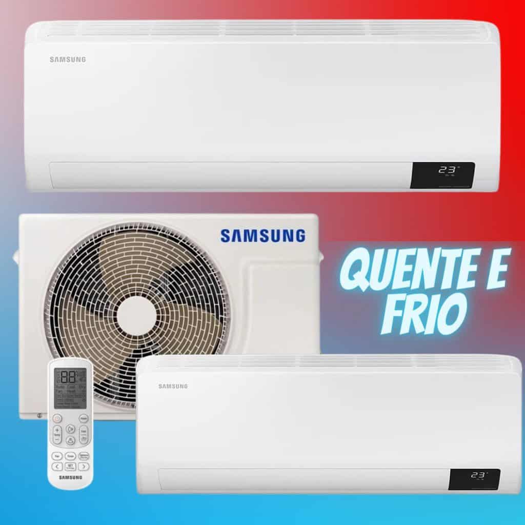 Ar Condicionado Inverter 9.000 Btus Quente E Frio 220v Cor Branco AR09BSHZCWKNAZ