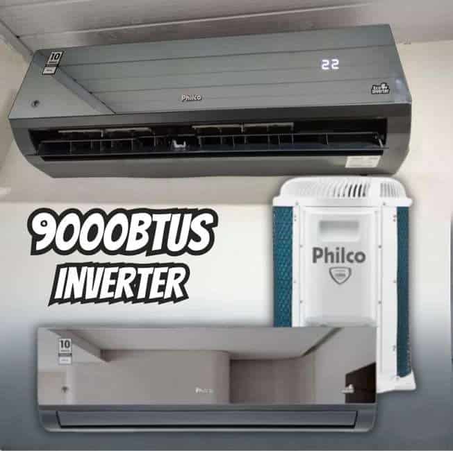 Ar Condicionado Inverter Philco 9000 Btus Quente E Frio 220v