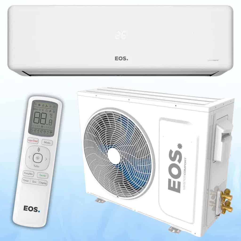 Ar-Condicionado Split 12000 BTUs EOS Master Confort On/Off High Wall Só Frio EASM12000FI/EASM12000FE 220V