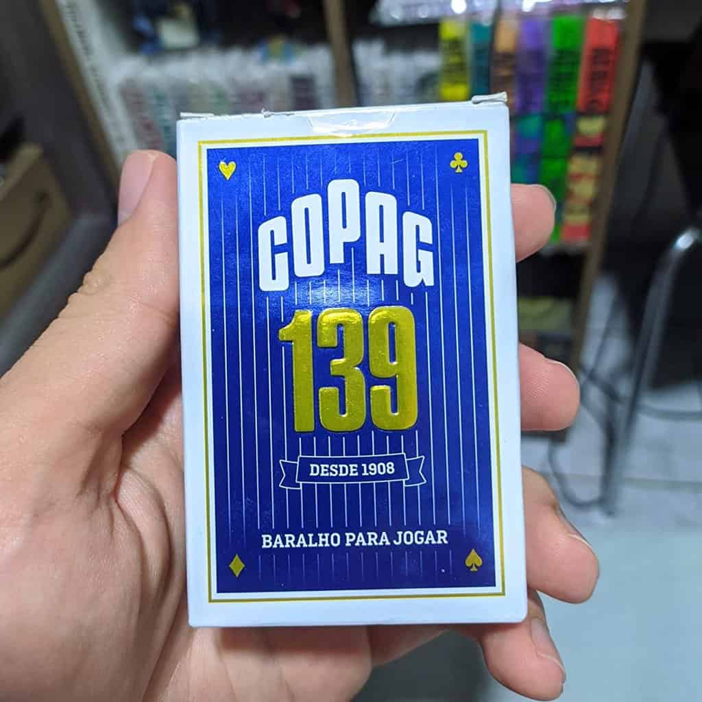 Baralho 139 Naipe Grande - Azul - Cartucho Unitário - Copag