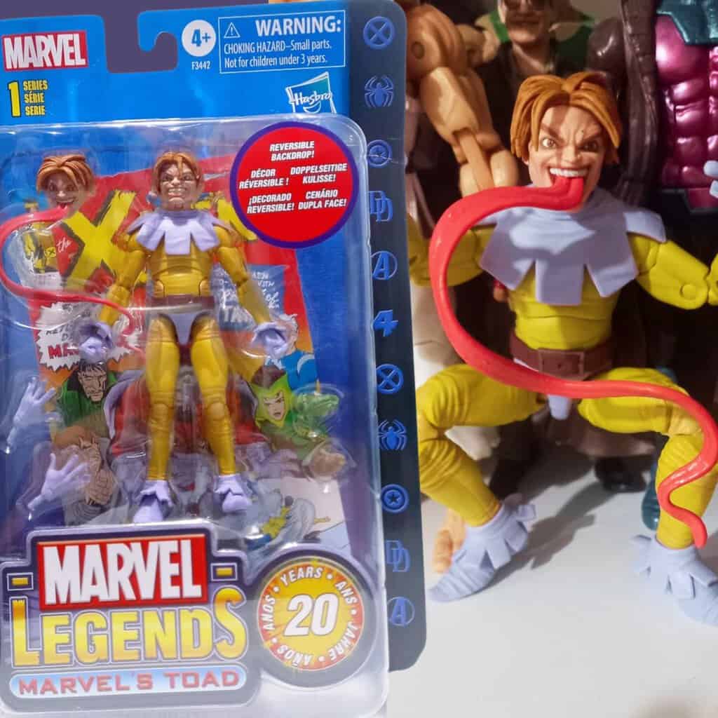 Boneco Marvel Legends Series, Figura Articulada 15 cm com Acessórios - Groxo - F3442 - Hasbro, Amarelo e branco