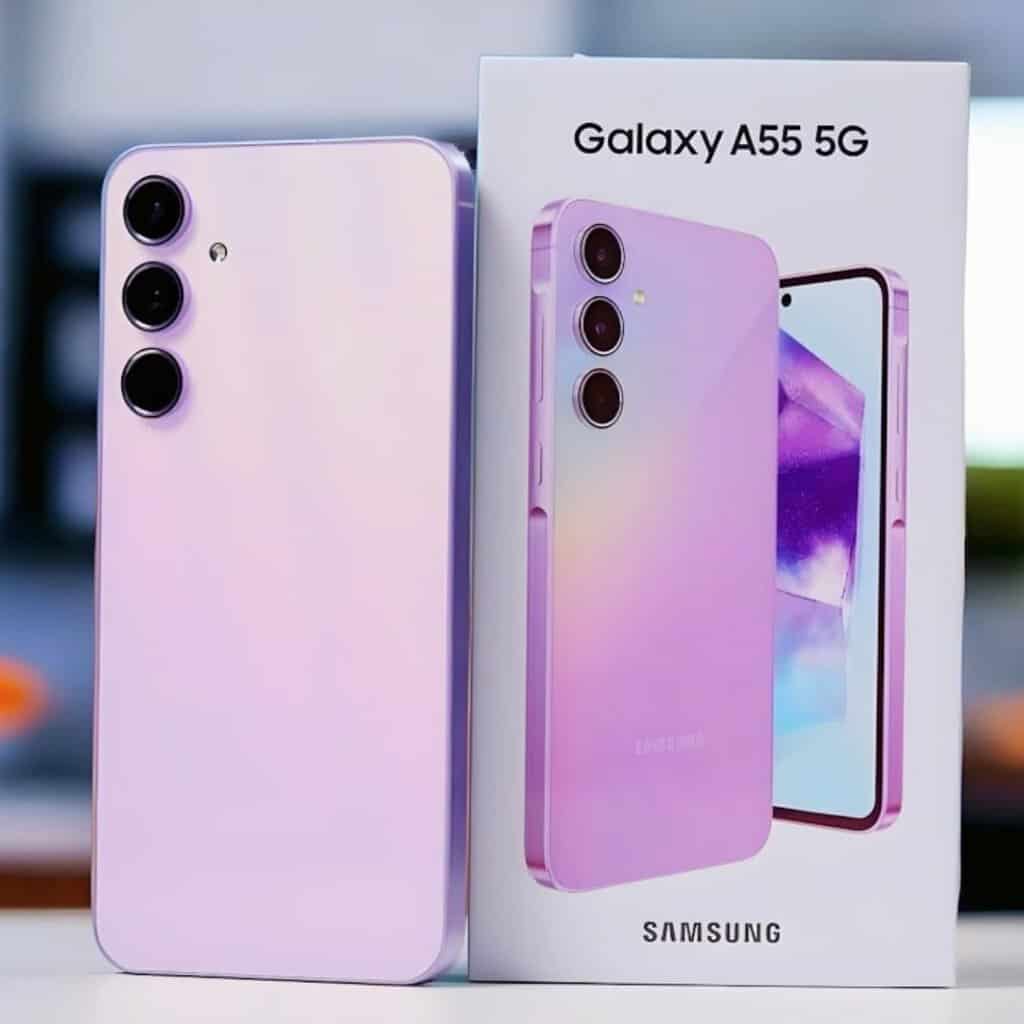 Celular Samsung Galaxy A55 5G Dual SIM 128GB Rosa 8GB RAM