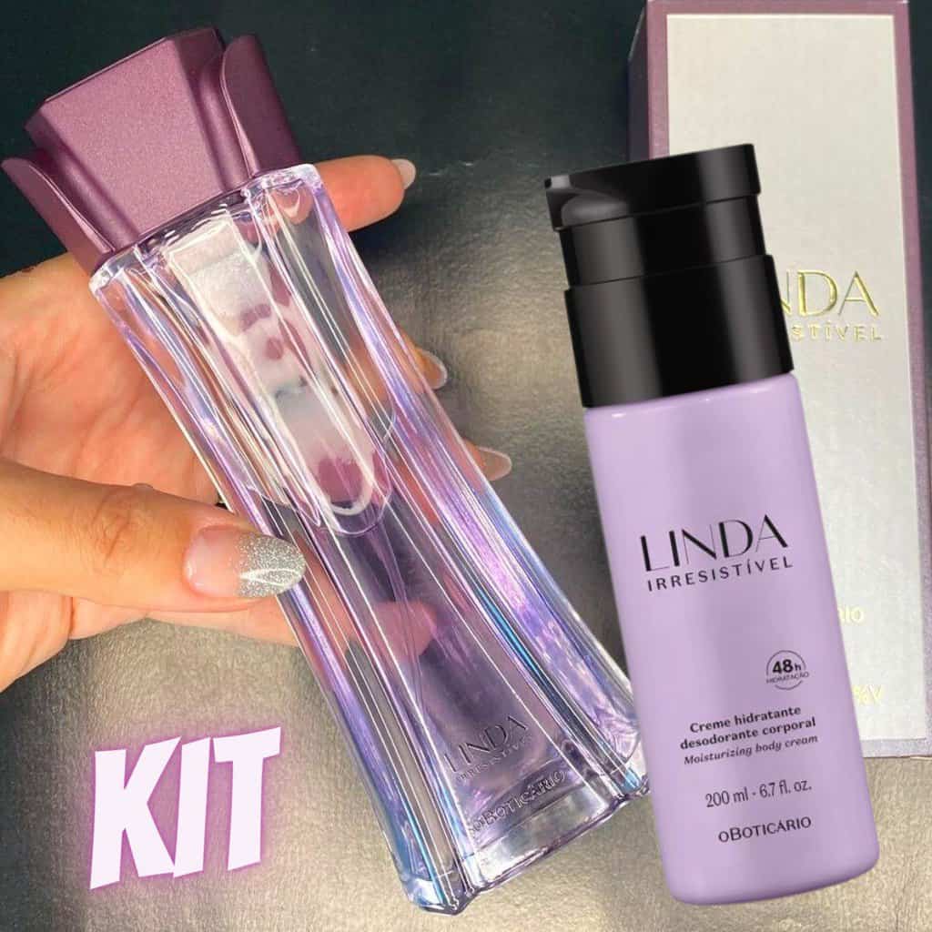 Combo Presente Dia Das Mães Linda Irresistível: Desodorante Colônia 100ml + Desodorante Hidratante 200ml + Caixa De Presente