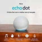 Echo Dot 5ª geração Amazon, com Alexa, Smart Speaker, Branco - B09B8XVSDP