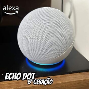 Echo Dot 5ª Geração Assistente Virtual Alexa 110V/240V