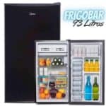 Frigobar Black Edition Preto 93 Litros Midea