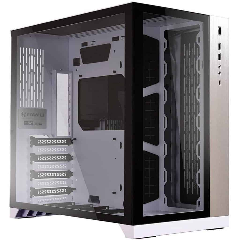 Gabinete Gamer Lian Li PC-011 Dynamic, Mini ITX / Micro ATX / ATX, Lateral e Frontal em Vidro, Branco - PC-O11 DYNAMIC WHITE