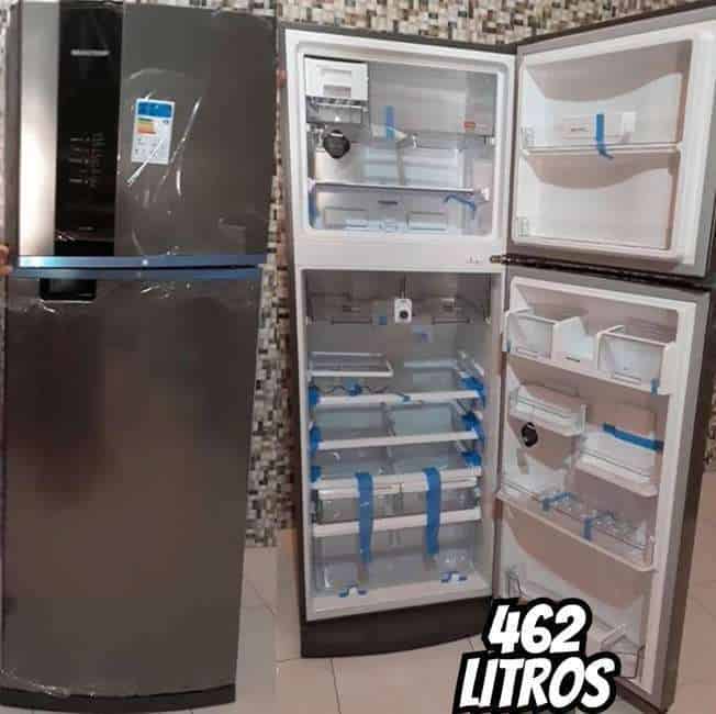 Geladeira Brastemp Frost Free Duplex 462 litros cor Inox com Turbo Control - BRM56BK