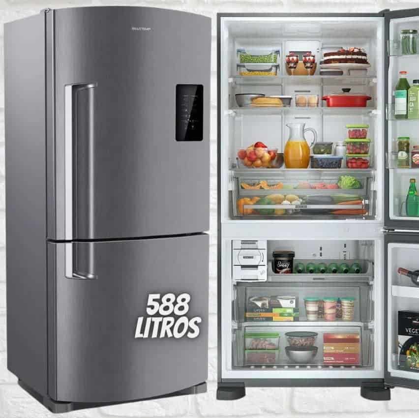 Geladeira Brastemp Frost Free Inverse 588 Litros Cor Inox Co 220V