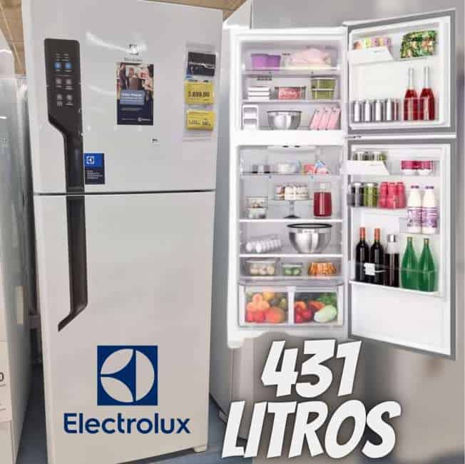 Geladeira Frost Free TF55 Duplex 431L Branca Electrolux 127v