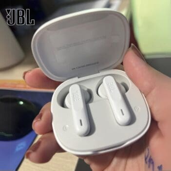 JBL, Fone de Ouvido Sem Fio, Bluetooth, Wave Flex TWS - Branco