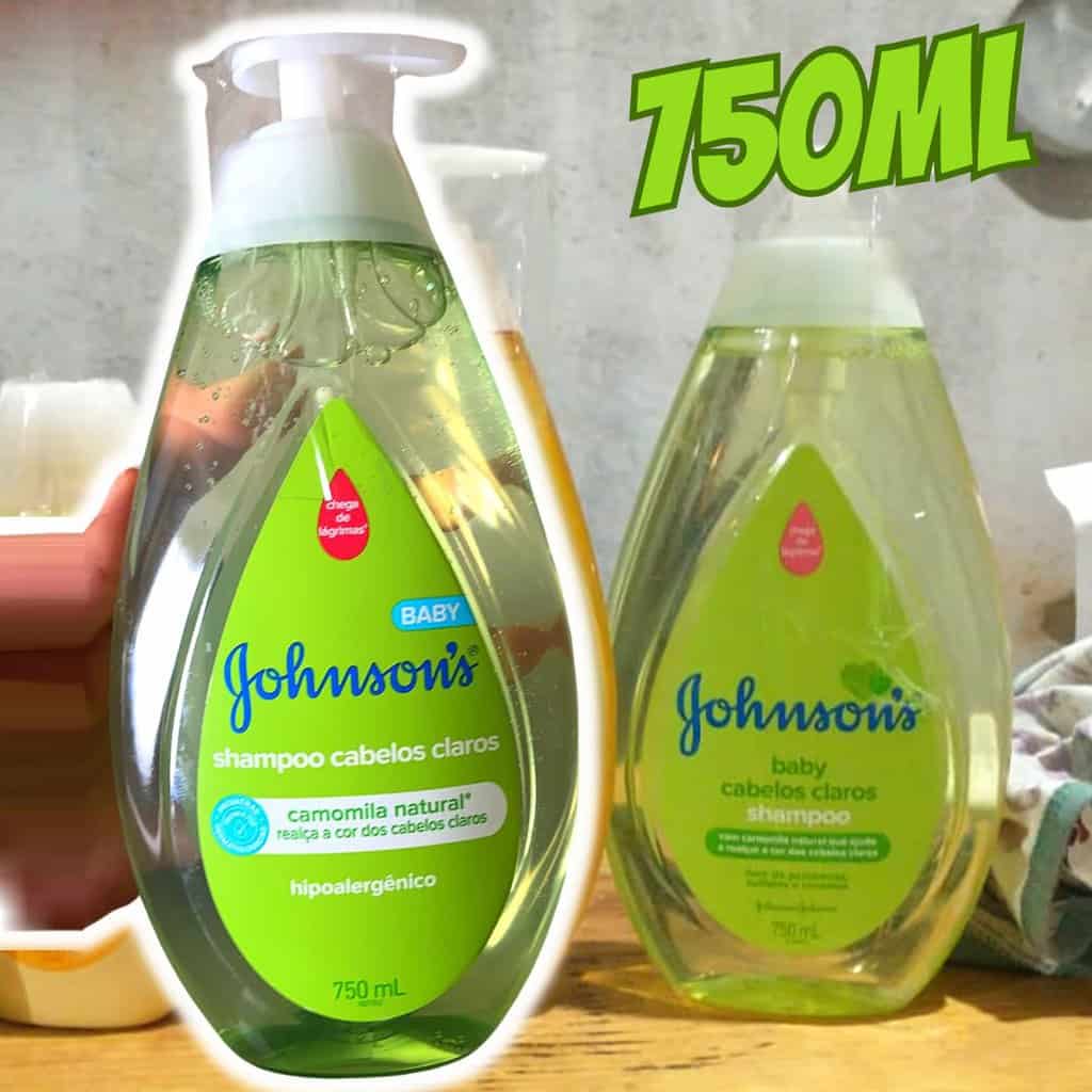 Johnson's Baby Shampoo Para Bebê Para Cabelos Claros, 750ml