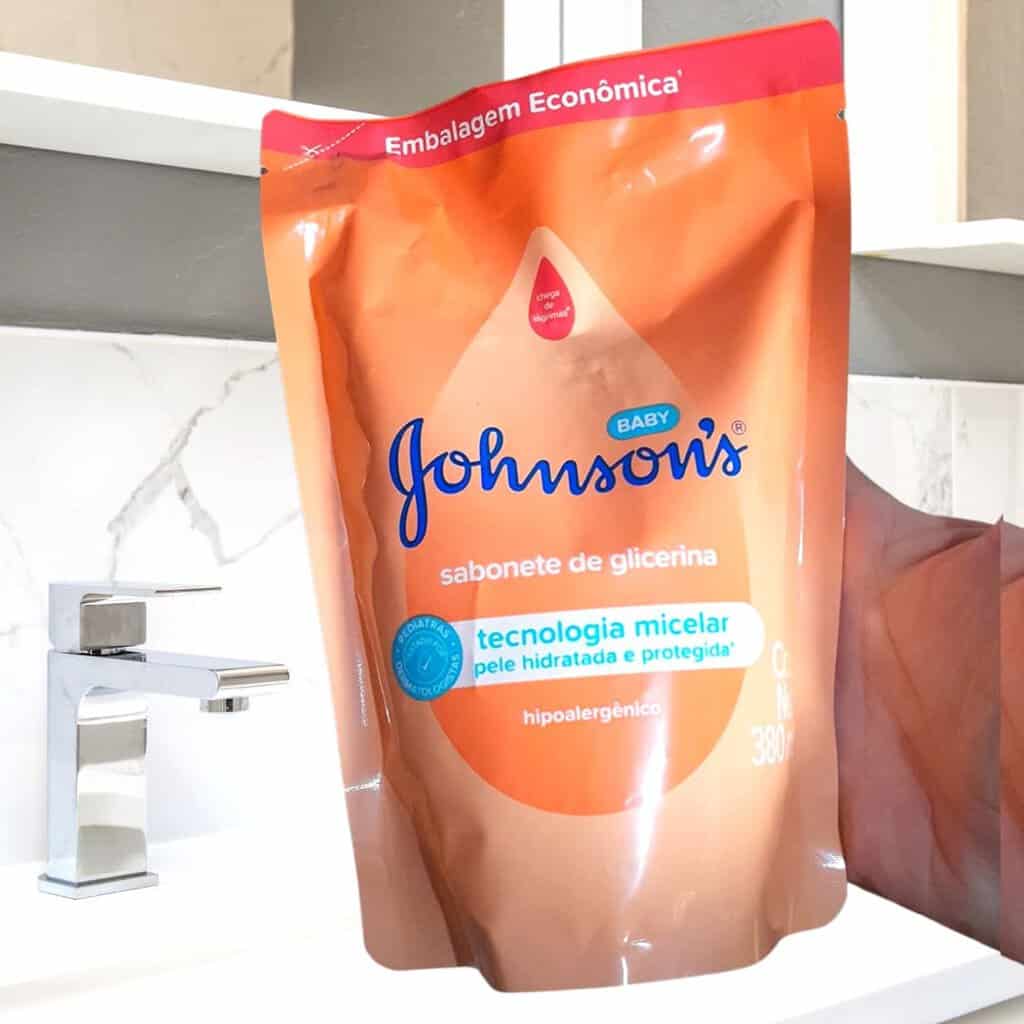 Johnson’s Baby Refil Sabonete Líquido Glicerina Da Cabeça Aos Pés,380ml