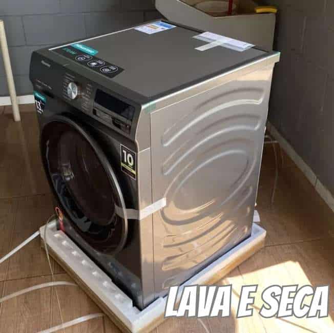 Lava & Seca Hisense Steam Titanium 13 Programas - Wd5q1342bw Cor Titânio 110