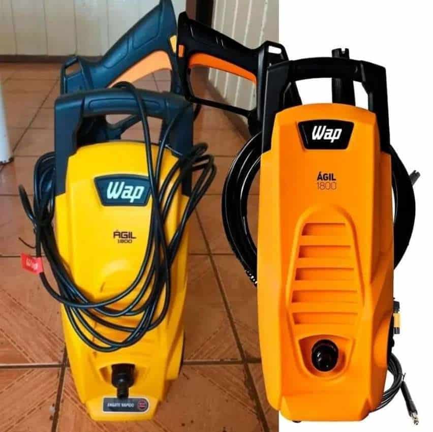 Lavadora de Alta Pressão WAP ÁGIL 1800 1400W 1300 PSI/Libras 300L/h Portátil Compacta Jato Leque e Concentrado 220V