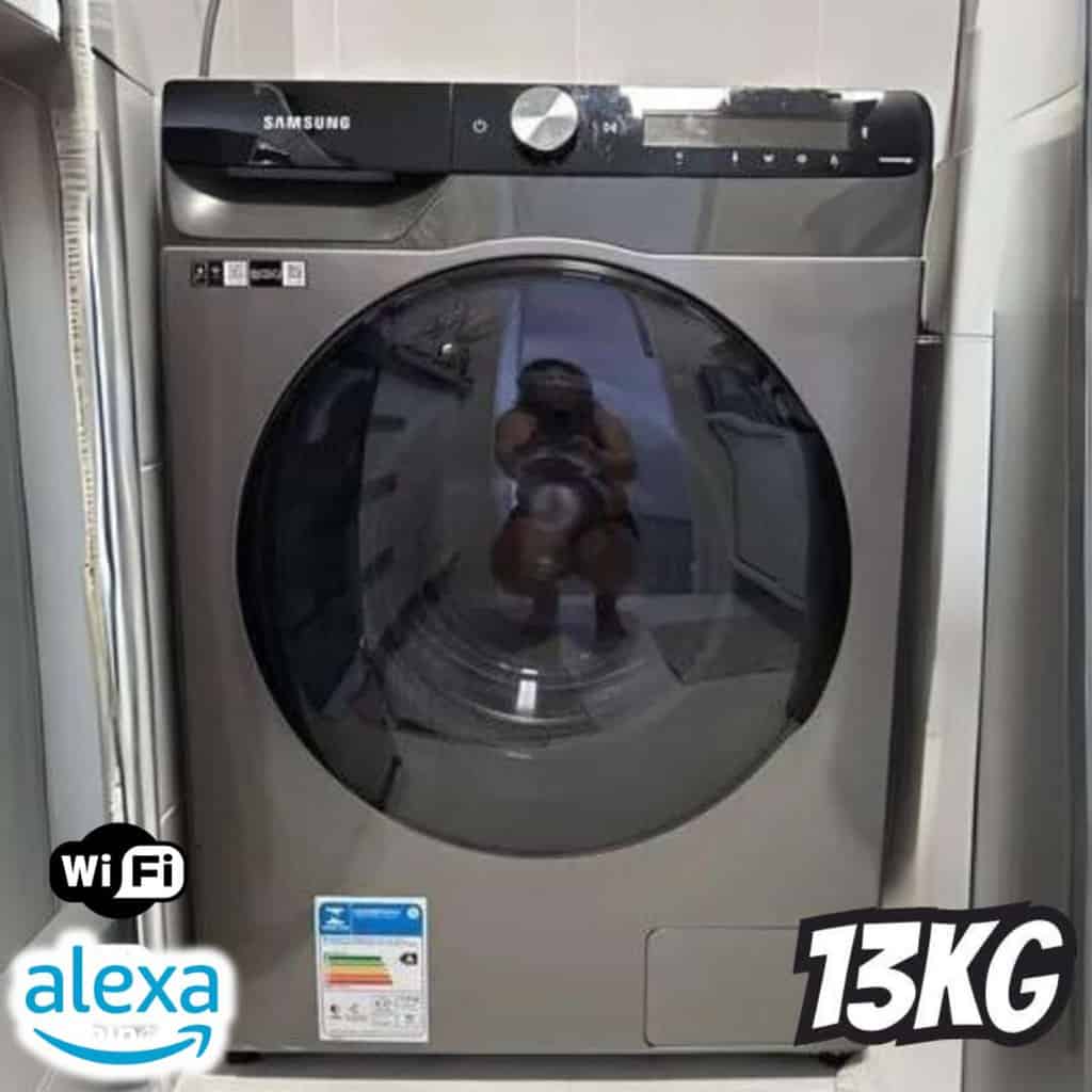 Lavadora Smart Samsung WW13T Inox 13kg 220V