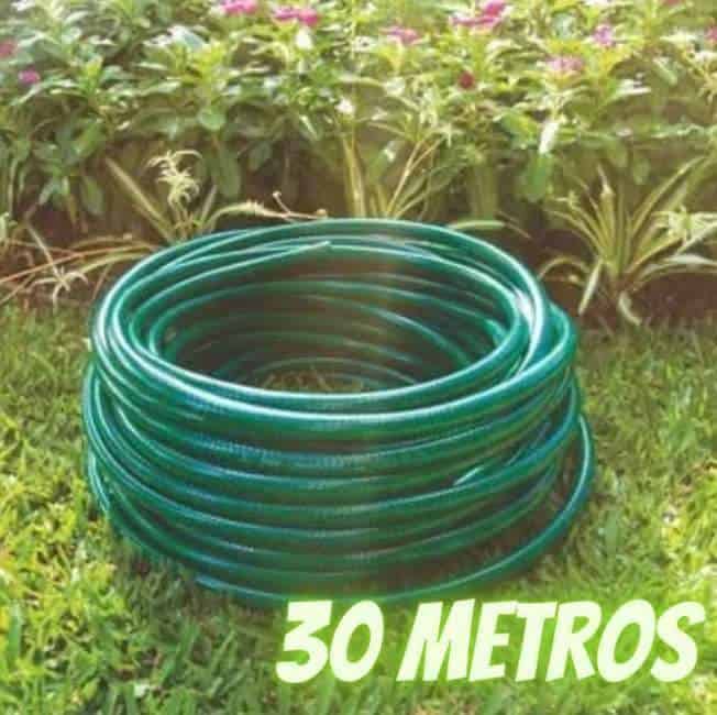 Mangueira Flex Verde em PVC Com 3 Camadas Distintas 30m Tramontina