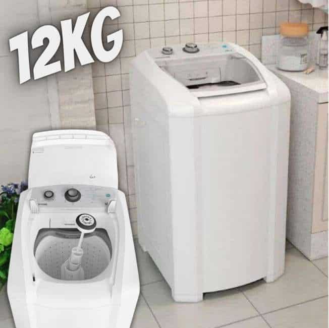 Máquina De Lavar Roupa Automática Colormaq 12kg Cor Branco 220V