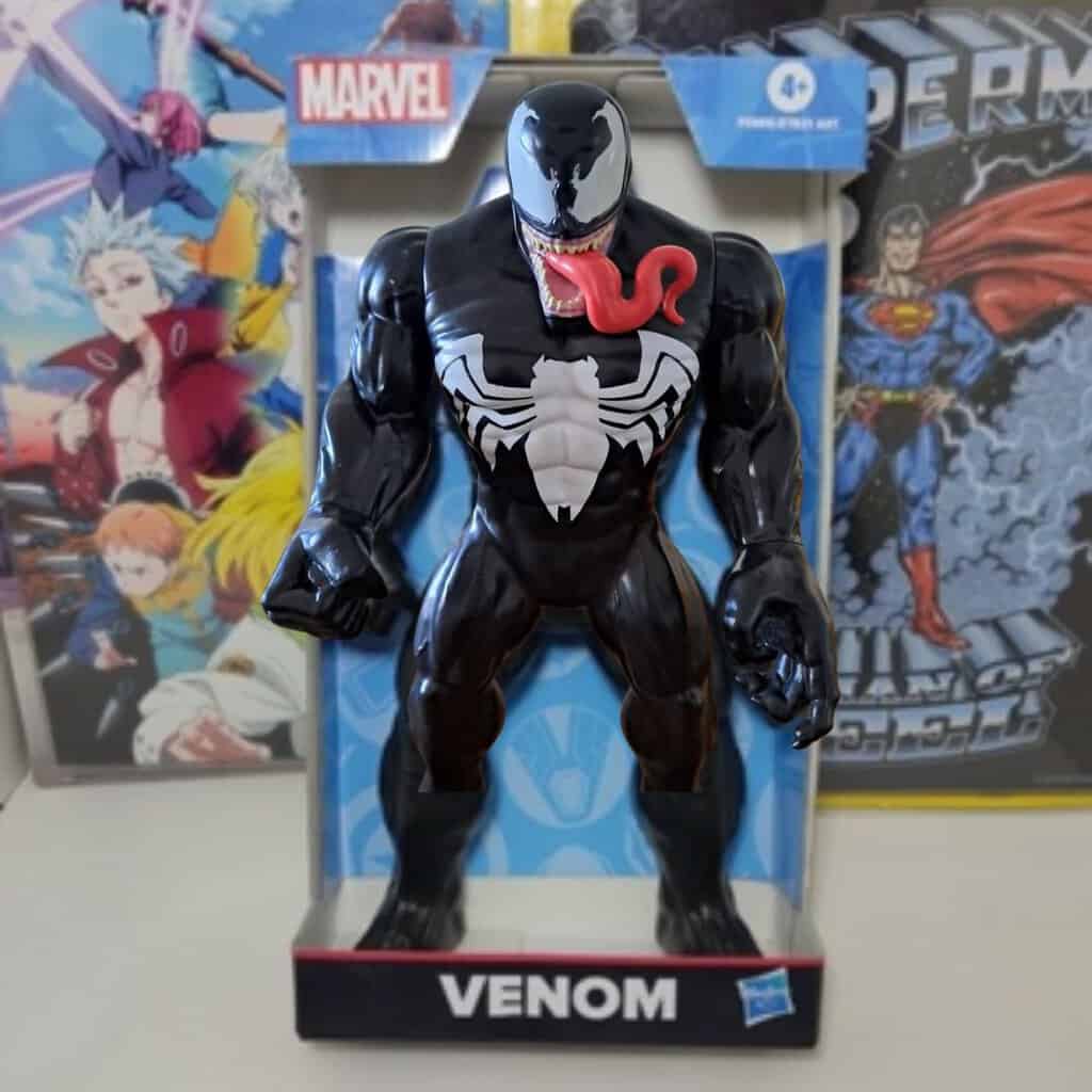 Marvel, Boneco Venom Olympus, Preto, Branco e Vermelho