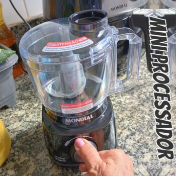 Mini Processador Turbo Pratic, Mondial, Preto, 300W, 110V - MP-16-B