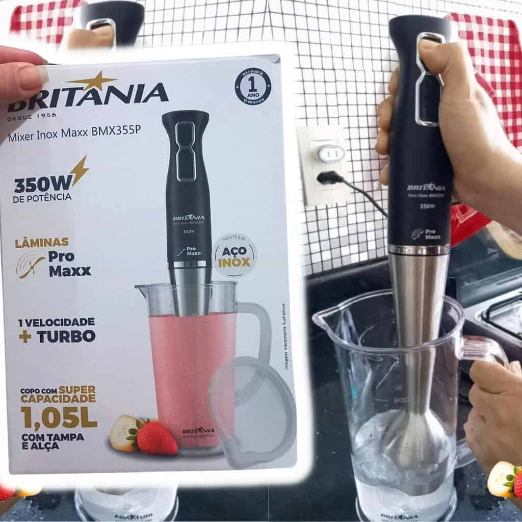 Mixer Britânia Inox Maxx BMX355P 350W 127V