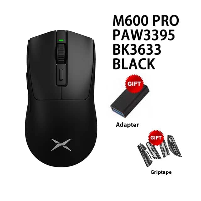 Mouse Gamer Sem Fio Delux M600 Pro, PAW3395