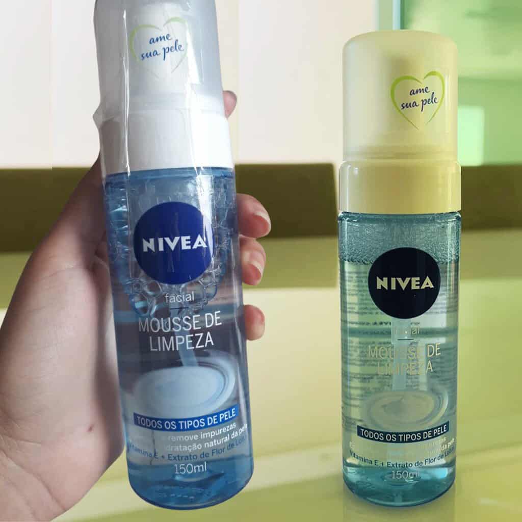 NIVEA Mousse de Limpeza Facial 150ml - Limpa todas as impurezas e resíduos de maquiagem, rico em vitaminas, revigora a pele e deixa uma sensação refrescante de hidratação