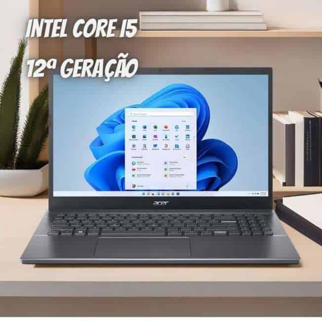 Notebook Acer Aspire 5 Intel Core i5 8GB RAM 256GB SSD 15,6” Full HD Windows 11 A515-57-55B8